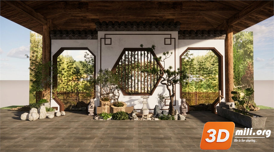 Mini Garden Skp Files 